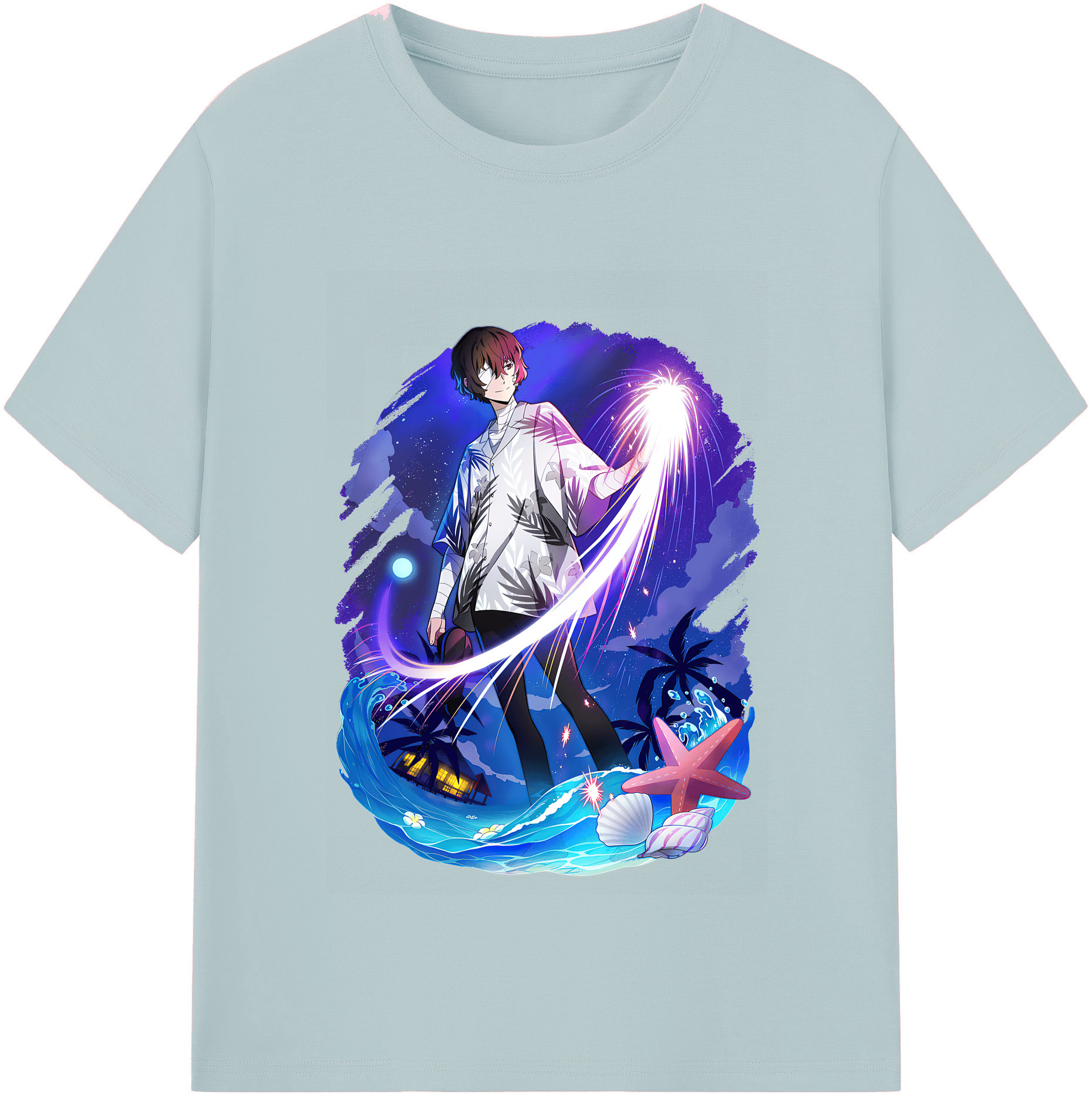 （画像用） 文豪ストレイドッグス Bungo Stray Dogs 綿100％半袖Tシャツ（フロントプリント）